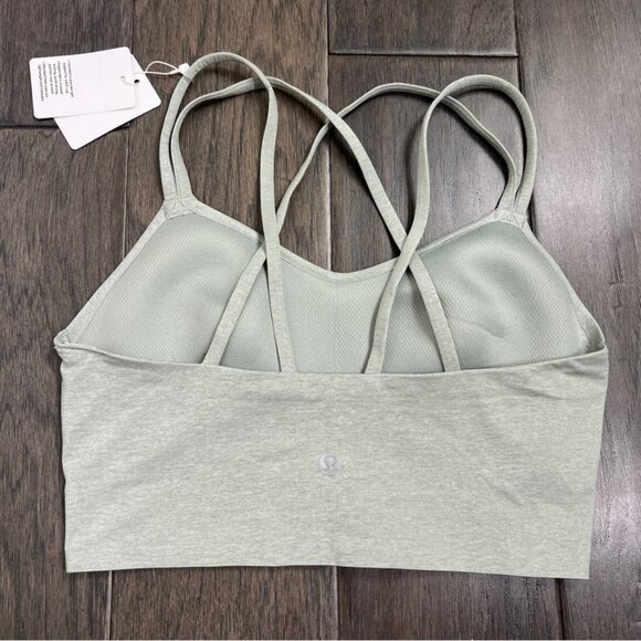 Lululemon Like a Cloud Longline Bra *Light Support, B/C Cup Heathered Jade Grey - Picture 2 of 8